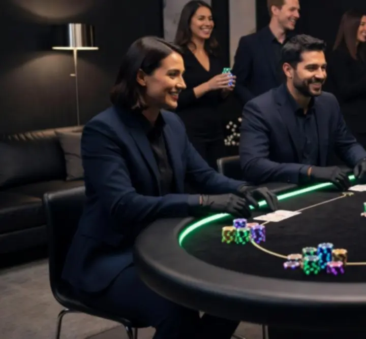 Profesjonalnie zaaranżowany wieczór pokerowy jako atrakcja eventu